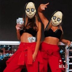 Mặt Nạ Kinh Dị Halloween Momo - Phụ Kiện Hóa Trang Độc Đáo Cho Tiệc Halloween và Lễ Hội, Vùng Đất Bóng Tối Rùng Rợn