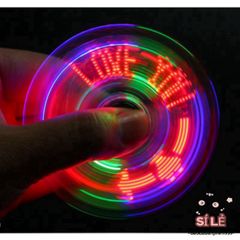 Đèn LED Fidget Spinner Đổi Màu Rực Rỡ - Đồ Chơi Giải Trí Thư Giãn Với 16 Ánh Sáng Độc Đáo Cho Trẻ Em