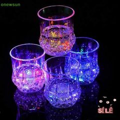 Cốc Nhấp Nháy LED Onewsun - Cốc Thủy Tinh Tự Động Phát Sáng Khi Rót Nước, Hoàn Hảo Cho Bữa Tiệc và Quán Bar