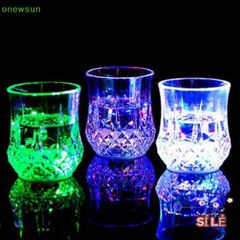 Cốc Nhấp Nháy LED Onewsun - Cốc Thủy Tinh Tự Động Phát Sáng Khi Rót Nước, Hoàn Hảo Cho Bữa Tiệc và Quán Bar