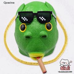 Mặt Nạ Đầu Cá Xanh Sáng Tạo - Phụ Kiện Hóa Trang Halloween Cho Nam Nữ, Thích Hợp Dùng Trong Tiệc Tùng
