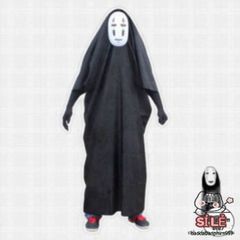 Bộ Trang Phục Cosplay Vô Diện Spirited Away - Áo Choàng Đen & Mặt Nạ Kaonashi Cho Người Lớn & Trẻ Em