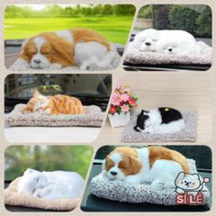 Giá Đỡ Xe Hình Chó Mèo Bằng Than Hoạt Tính - Trang Trí Ô Tô, Bàn Làm Việc, Khử Mùi Không Khí, Quà Tặng Dễ Thương cho Trẻ Em