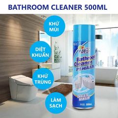 Bình Xịt Tẩy Rửa Đa Năng 500ml - Sạch Bóng, Khử Khuẩn, Hương Thơm Dễ Chịu Cho Bồn Tắm, Bồn Rửa Mặt, Nhà Vệ Sinh