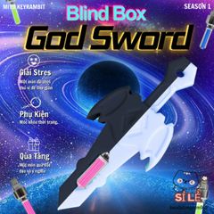 Hộp Kiếm Phát Sáng God Sword - Móc Khóa Keyrambit Đèn LED Độc Đáo cho Fan Hâm Mộ Nghệ Thuật 3D và Phong Cách Huyền Bí