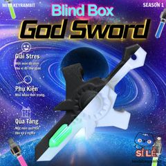 Hộp Kiếm Phát Sáng God Sword - Móc Khóa Keyrambit Đèn LED Độc Đáo cho Fan Hâm Mộ Nghệ Thuật 3D và Phong Cách Huyền Bí