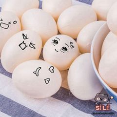 Bộ 10 Trứng Giả Mô Phỏng Gia Cầm Hatching - Đồ Chơi Sáng Tạo cho Trẻ Em, Trứng Phục Sinh Trang Trí Tiệc Lễ