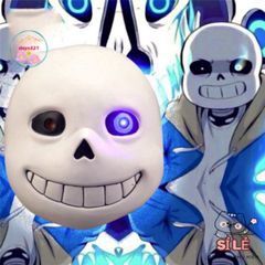 Mặt Nạ Mắt Xanh Undertale Sans - Phụ Kiện Hóa Trang Độc Đáo Cho Fan Game, Cosplay Và Tiệc Hóa Trang