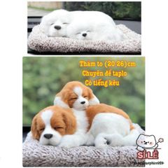Thú Bông Chó Mèo Khử Mùi Than Hoạt Tính - Trang Trí Ô Tô, Văn Phòng, Đồ Chơi Dễ Thương - Kích Thước Lớn 24x20 cm