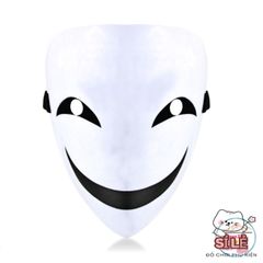 Mặt Nạ Hóa Trang Hiruko Đen Trắng Anime Bullet Đen - Phụ Kiện Cosplay Độc Đáo Cho Sự Kiện & Lễ Hội