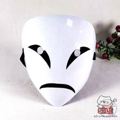 Mặt Nạ Hóa Trang Hiruko Đen Trắng Anime Bullet Đen - Phụ Kiện Cosplay Độc Đáo Cho Sự Kiện & Lễ Hội