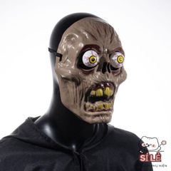 Mặt Nạ Đầu Lâu QINMBOOKS - Mặt Nạ Halloween Đáng Sợ 3D Thực Tế, Quà Tặng Hóa Trang Ma, Zombine, Cosplay Chú Hề Joker