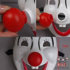Mặt Nạ Hóa Trang Halloween Chú Hề Mũi Đỏ - Phụ Kiện Độc Đáo Cho Lễ Hội, Đêm Nhảy, Sự Kiện Nghệ Thuật