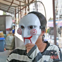 Mặt Nạ Hóa Trang Chainsaw Hacker - Phụ Kiện Halloween Độc Đáo, Nổi Bật và Kinh Dị cho Bữa Tiệc Hóa Trang
