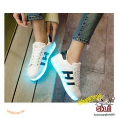 Giày Thể Thao LED Phát Sáng 7 Màu, 11 Chế Độ Nháy - Giày Cá Tính Cho Nam Nữ, Tiệc Tùng, Dạ Hội, Nhảy Múa, Giảm Giá Freeship