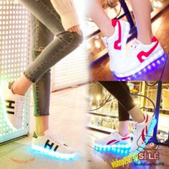 Giày Thể Thao LED Phát Sáng 7 Màu, 11 Chế Độ Nháy - Giày Cá Tính Cho Nam Nữ, Tiệc Tùng, Dạ Hội, Nhảy Múa, Giảm Giá Freeship