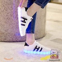 Giày Thể Thao LED Phát Sáng 7 Màu, 11 Chế Độ Nháy - Giày Cá Tính Cho Nam Nữ, Tiệc Tùng, Dạ Hội, Nhảy Múa, Giảm Giá Freeship