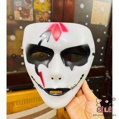 Mặt Nạ Hóa Trang Chú Hề Halloween - Mặt Nạ Cosplay Hacker An Toàn Cho Tiệc Tùng Dịp Halloween và Tết Trung Thu