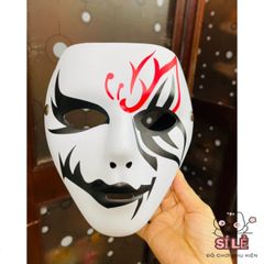 Mặt Nạ Hóa Trang Chú Hề Halloween - Mặt Nạ Cosplay Hacker An Toàn Cho Tiệc Tùng Dịp Halloween và Tết Trung Thu