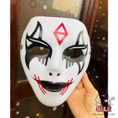 Mặt Nạ Hóa Trang Chú Hề Halloween - Mặt Nạ Cosplay Hacker An Toàn Cho Tiệc Tùng Dịp Halloween và Tết Trung Thu