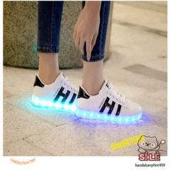 Giày Thể Thao Phát Sáng Độc Đáo - 7 Màu Sắc, 11 Chế Độ Nháy, Thời Trang Nam Nữ, Phụ Kiện Tiệc Tùng, Giày Đi Dạo Thời Thượng