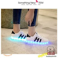 Giày Thể Thao Phát Sáng Độc Đáo - 7 Màu Sắc, 11 Chế Độ Nháy, Thời Trang Nam Nữ, Phụ Kiện Tiệc Tùng, Giày Đi Dạo Thời Thượng
