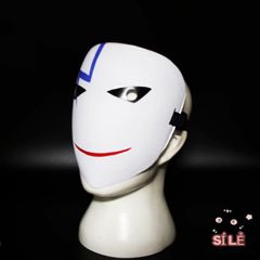 Mặt Nạ Halloween PVC Hình Chữ V - Mặt Nạ Ngụy Trang Ma Mị Chú Hề Nhựa Đen, Phụ Kiện Thời Trang Tiệc Tùng, Hóa Trang Sáng Tạo