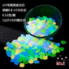 Sỏi Dạ Quang Nhân Tạo Cho Bể Cá - Trang Trí Thủy Sinh Phát Sáng Tối Màu Sắc Độc Đáo và Huyền Ảo 0.8-1cm