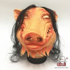 Mặt Nạ Halloween Đầu Lợn Kinh Dị Unisex - Phụ Kiện Hóa Trang Chất Liệu Latex Cao Cấp cho Tiệc Hóa Trang, Halloween, Lễ Hội
