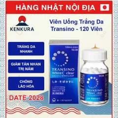 Viên Uống Trắng Da Transino Nhật Bản White C Clear - 120 Viên Hỗ Trợ Giảm Nám, Làm Sáng Da Từ Bên Trong