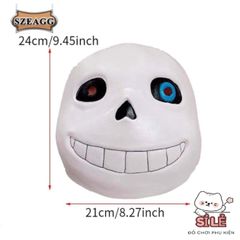 Mặt Nạ Cosplay Undertale Sans - Phụ Kiện Hóa Trang Vừa Vặn, Thích Hợp Cho Halloween và Tiệc Tùng - Độc Đáo và Nghệ Thuật