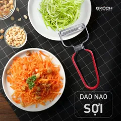 Dao Nạo Rau Củ GKÖCH - Dụng Cụ Bếp Đa Năng Chất Liệu Thép Không Gỉ, Thiết Kế Tối Giản, An Toàn và Dễ Sử Dụng