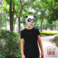 Mặt Nạ Gấu Trúc Ngáo Hoá Trang - Đạo Cụ Halloween Độc Đáo Cho Mọi Lứa Tuổi - Thú Vị Cho Tiệc Tùng và Chụp Ảnh