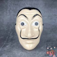 Mặt nạ Queen Salvador Dali - Money Heist Halloween, phụ kiện hóa trang độc đáo cho bữa tiệc, chất liệu latex bền đẹp, hoàn hảo cho cả gia đình