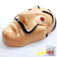 Mặt nạ Queen Salvador Dali - Money Heist Halloween, phụ kiện hóa trang độc đáo cho bữa tiệc, chất liệu latex bền đẹp, hoàn hảo cho cả gia đình
