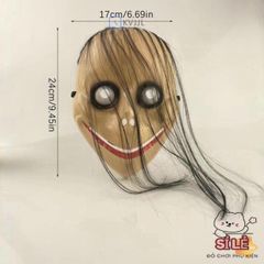 Mặt nạ Halloween Kỳ Quái Hình Chữ V - Phụ Kiện Cosplay Ma Nữ Độc Đáo Cho Bữa Tiệc Và Lễ Hội