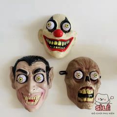 Mặt Nạ Hóa Trang Kinh Dị Đầu Lâu Thây Ma Có Mắt Di Chuyển - Phụ Kiện Halloween Độc Đáo cho Tiệc Chơi và Lễ Hội