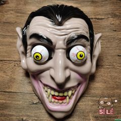Mặt Nạ Hóa Trang Kinh Dị Đầu Lâu Thây Ma Có Mắt Di Chuyển - Phụ Kiện Halloween Độc Đáo cho Tiệc Chơi và Lễ Hội