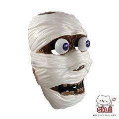 Mặt Nạ Hóa Trang Kinh Dị Đầu Lâu Thây Ma Có Mắt Di Chuyển - Phụ Kiện Halloween Độc Đáo cho Tiệc Chơi và Lễ Hội