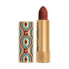 Son Gucci Rouge À Lèvres Mat Edition Limited 505 Janet Rust - Màu Đỏ Gạch Quyến Rũ, Chất Son Mượt Mà và Lâu Trống, Quà Tặng Sang Trọng