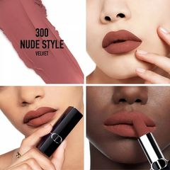 Son Dior Rouge Couture Floral Velvet Lipstick 300 - Màu Hồng Nâu Đất Sang Trọng - Son Chính Hãng Từ Pháp, Quà Tặng Tuyệt Vời Cho Phái Đẹp