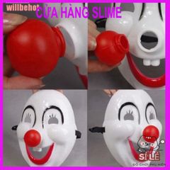 Mặt Nạ Mũi Chú Hề Vui Nhộn Halloween - Phụ Kiện Hóa Trang Cho Nam Nữ, Tiệc Tùng, Biểu Diễn Nghệ Thuật