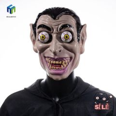 Mặt Nạ Đầu Lâu HEALMEYOU - Phụ Kiện Hóa Trang Ma Quái cho Halloween, Cosplay Chú Hề Joker và Thây Ma 3D Di Chuyển Mắt