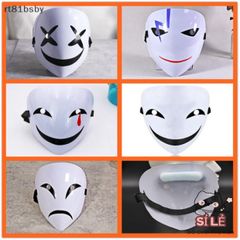 Mặt Nạ Cosplay Anime Đạn Đen - Phụ Kiện Hóa Trang Độc Đáo Thiết Kế Trắng Đen Dành Cho Lễ Hội và Sự Kiện Cosplay