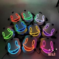 Mặt Nạ Cosplay LED Phát Sáng Anime Thiên Thần Nụ Cười Hiruko - Phụ Kiện Halloween Sáng Đẹp Cho Tiệc Tùng