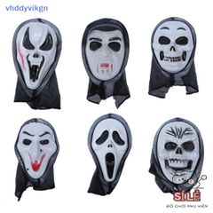 Mặt Nạ Khiêu Vũ Hip Hop Độc Đáo - Phụ Kiện Tiệc Halloween Kinh Dị, Trang Phục Phù Hợp Mọi Dịp Lễ Hội