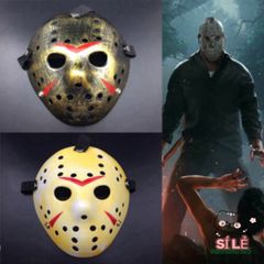 Mặt Nạ Cosplay Jason Voorhees Bằng Nhựa - Phụ Kiện Halloween Chất Lượng Cao Cho Tiệc Hóa Trang Kinh Dị