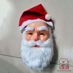 Bộ Đạo Cụ Cosplay Ông Già Noel 3D - Mặt Nạ Râu và Mũ Trang Trí Giáng Sinh Cho Mọi Lứa Tuổi, Tái Sử Dụng, Hoạt Động Ngoài Trời, Độc Đáo