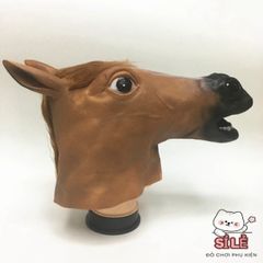 Mặt Nạ Hóa Trang Ngựa - Đạo Cụ Cosplay Silicone Độc Đáo Cho Halloween và Lễ Hội - Sản Phẩm Hoàn Hảo Cho Gia Đình