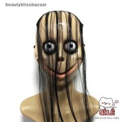 Mặt nạ Halloween tóc dài ngộ nghĩnh - Mặt nạ trang trí cosplay hình chữ V độc đáo cho lễ hội và sự kiện hóa trang